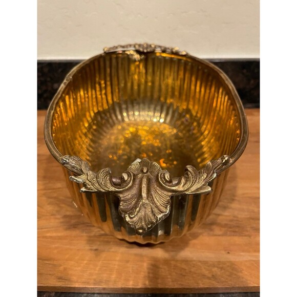 Vintage brass planter - Picture 6 of 10